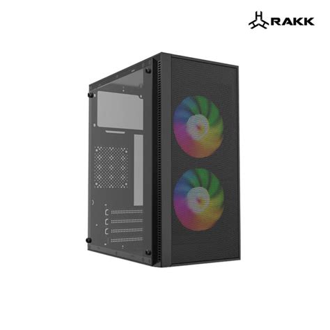 RAKK NAYA Matx / ATX Mesh Gaming Case Black For Desktop PC.